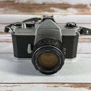 Pentax Spotmatic SP II 35mm SLR w/ SMC Takumar 55mm f/1.8 Lens - Japan